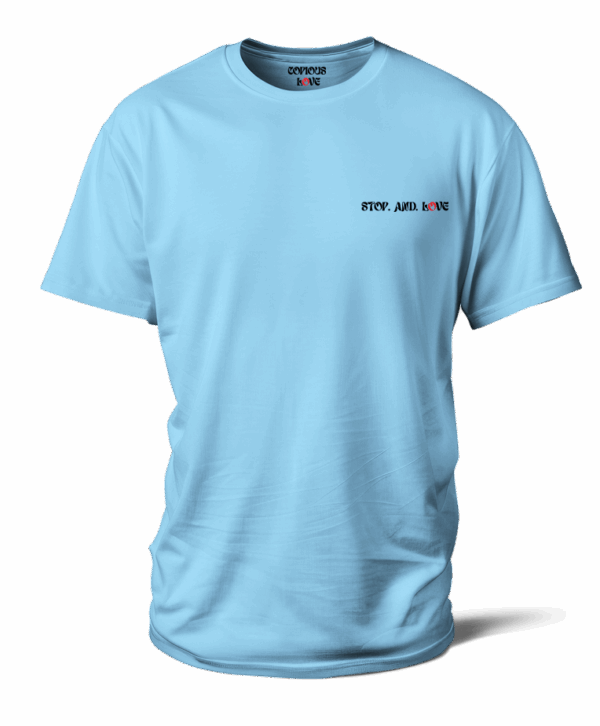 Stop and Love (Light Blue)
